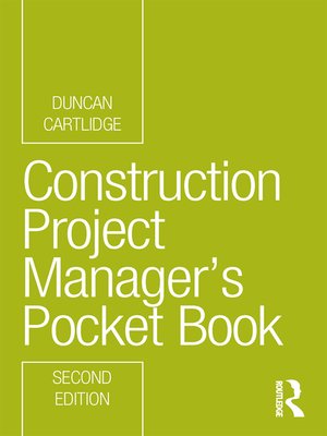 cover image of Construction Project Manager's Pocket Book